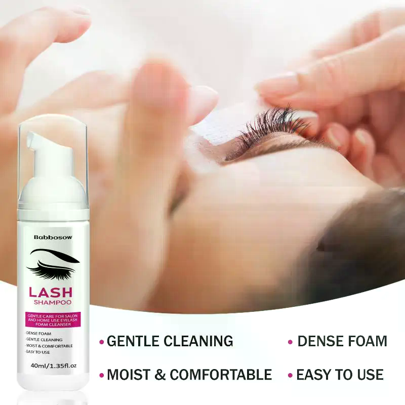 40 ミリリットルまつげエクステンションシャンプーフォームブ - Eyelash Extension Foam Cleanser のレビューと価格