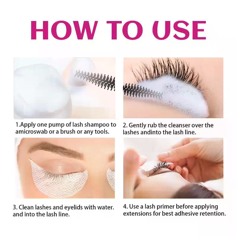 40 ミリリットルまつげエクステンションシャンプーフォームブ - Eyelash Extension Foam Cleanser のレビューと価格