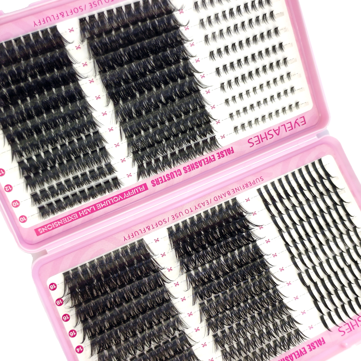 60列DIYまつげエクステキット、クラスタ個別まつげキット、 - Eyelash Extension Equipment のレビューと価格