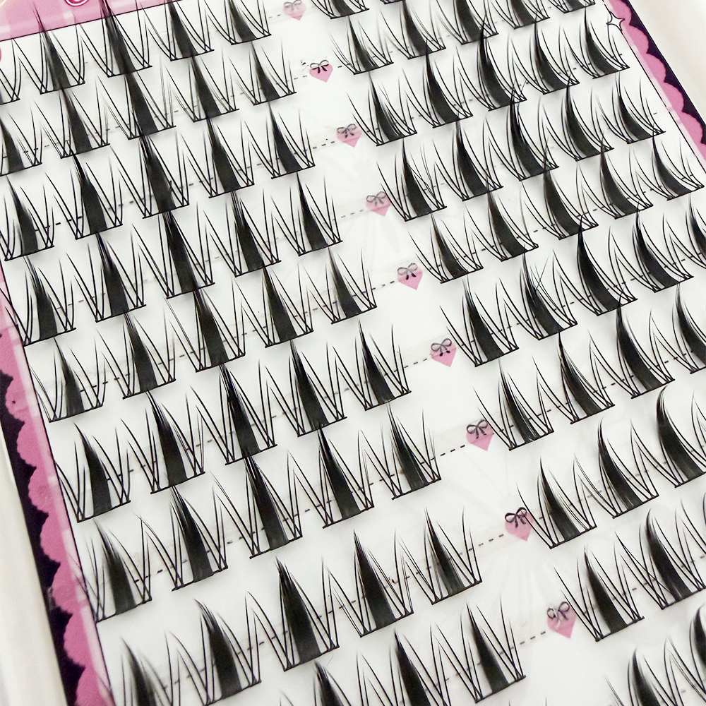 DIYつけまつげ 10列/箱、接着剤不要 マンガ風 セクショ - Eyelash Extension Anime のレビューと価格