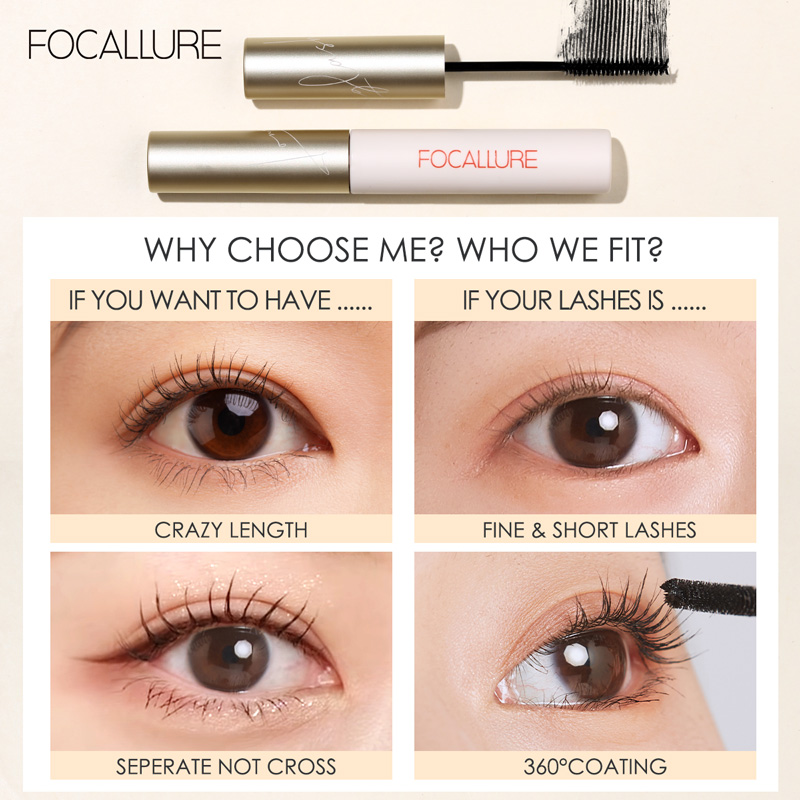 FOCALLURE 4d まつげマスカラノンケーキング超延長 - Eyelash Extension Supernatural のレビューと価格