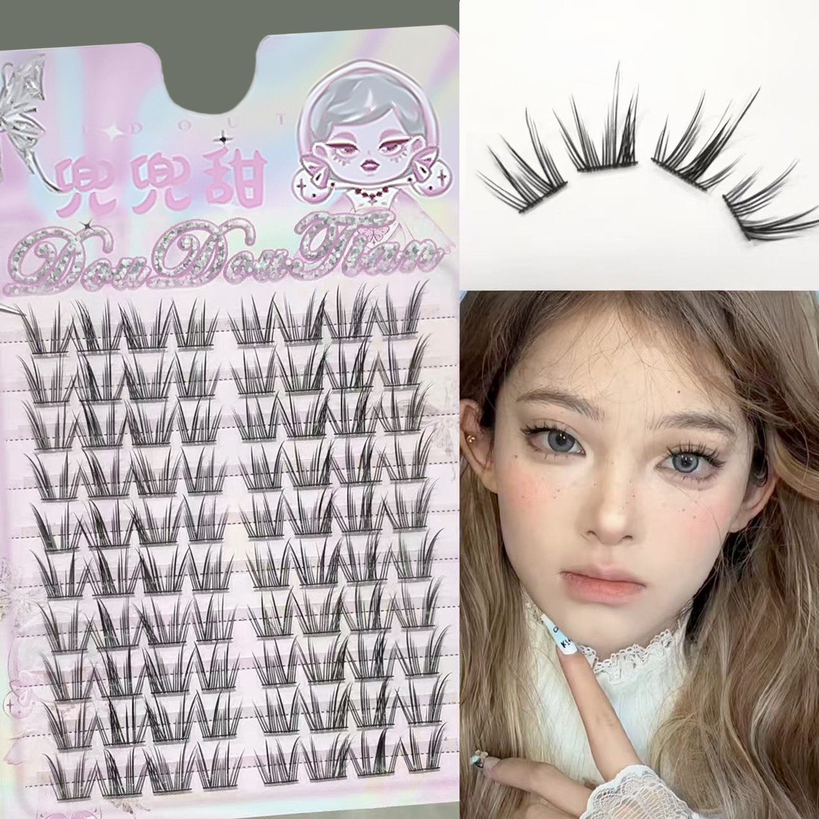 3/10 行コミック偽まつげフライフィッシュテールスタイル  - Eyelash Extension Korean Style のレビューと価格