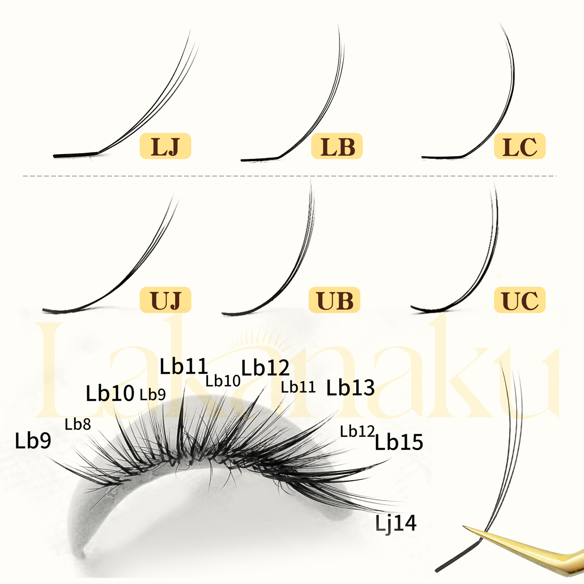 アボニー UJ UB UC カメリア ラッシュ プレバンドル - Eyelash Extension For Men のレビューと価格