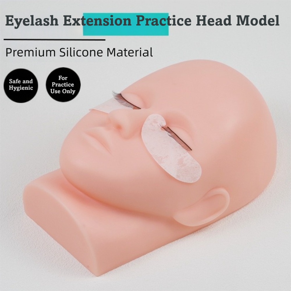 ソフトまつげエクステ練習用モデル 再利用可能なシリコン製フェ - Eyelash Extension For Men のレビューと価格